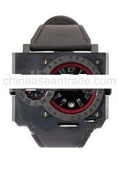 Levi Genuine limited Edition leather strip wristwatch
