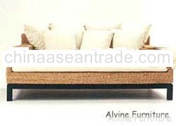 wicker sofa