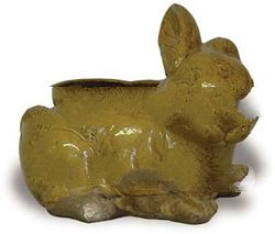 clay animal planter