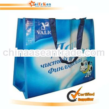 eco-friendly and economic promotional pp woven shopping bag