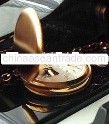 Boegli Swiss Musical Hunter Pocket Watch In Gold