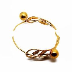 Brass solid metal bangle