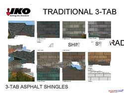 IKO MARATHON 20 TRADITIONAL 3-TAB ASPHALT SHINGLES