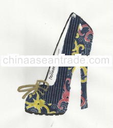 Batik Platform Pumps Shoes