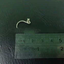 EWFMN40 - 925 Sterling Silver Earhook with Wrapped Wire Balls