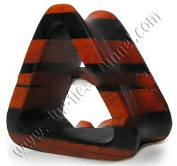 Organic Flesh Tunnel, Plug, Expander from Horn, Bone, Wood, Resin