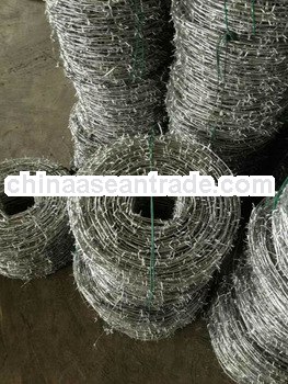 electro galvanzied barbed wire(pvc coated)Factory