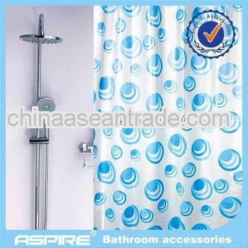 elegant fabric shower curtains in home