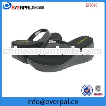 elegant wedge heel sandal shoes with leather strap