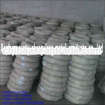 eletro/hot dip galvanized iron rod binding wire(direct factory)