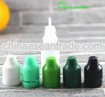 eliquid flavour dropper bottle childproof tamper cap 10ml with long tip TUV/SGS certificate