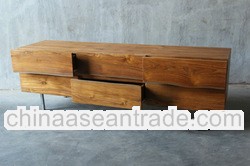 Teak Slab Sideboard