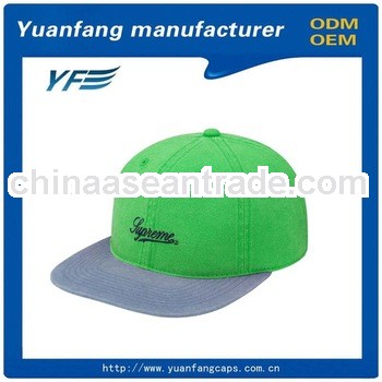 embroidery flat bill wholesale hat and cap