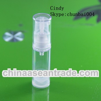 empty bottle, 5ml airless pump bottle