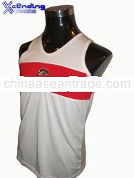 Xcending X-T018 100% Cotton Printed Men's Singlet