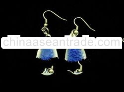 tear drop ceramic earing