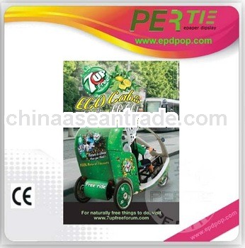 epaper display signs for POP soft drink advertisement