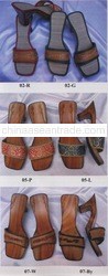 Sandals Made From Wood From Ladies