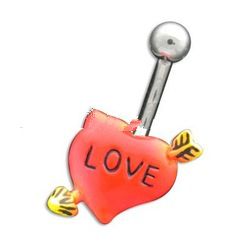 Colourful Body Piercing Love