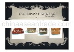 A Thai Authentic Yan Lipao Handbag 07, Thai product, Made in Thailand, Handmade Handicraft Productio