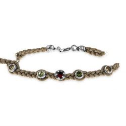 925 Sterling silver bracelet with leather, all size available, customized designs are welcome