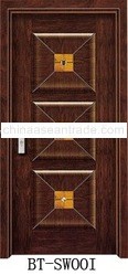 steel wooden door