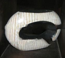 Oval Hollow Decorating Vase