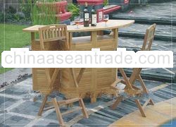 Teak Bar Table Set
