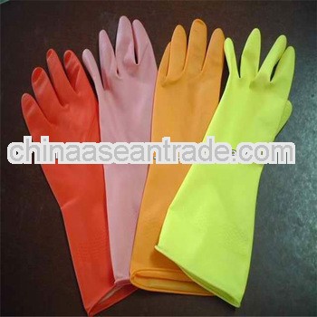 extra long household rubber cleaning gloves