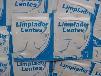eyeglass wet wipes