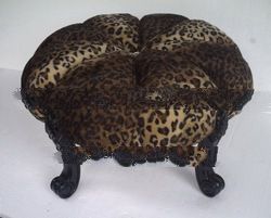 Round Stool / Ottoman - Livingroom furniture - Indonesian furniture