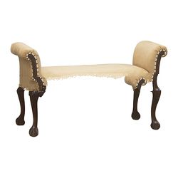 Mahogany French Bench