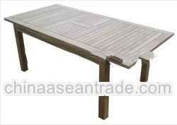 High Quality Garden Long Extention Solid Teak Wood Table