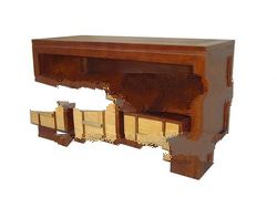 wooden buffet