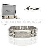 APB1001 Titanium Diamond Bracelet
