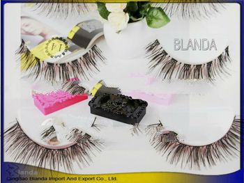fake eyelashes with private lable packing hang