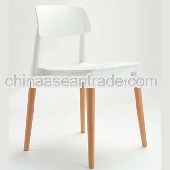 famous design modern plastic-wooden dining chair/office chair