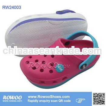 fancy good quality nude children eva beach sandals