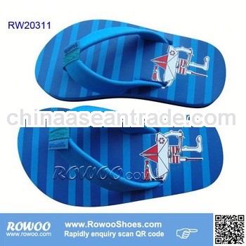 fancy printed eva flip flop for 2013 youth
