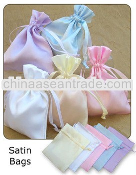 fanshionable satin bag with logo printing