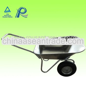 farming wheel barrow galvanized tray WB6211