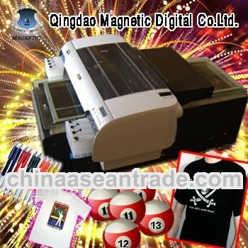 fashion Black cotton t shirt printer (heat press to dry)