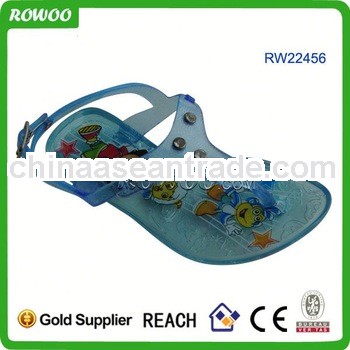 fashion beautiful girls pvc beach sandals