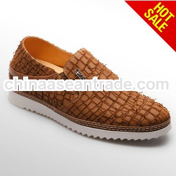 fashion boys stylish casual shoes brown korean