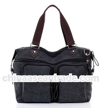 fashion canvas lady handbag with good quality