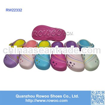 fashion colorful children eva clog garden shoes