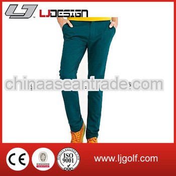fashion custom men slim fit golf trousers