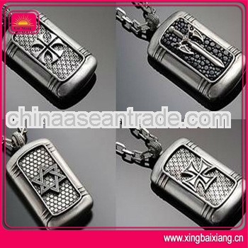 fashion embossed dog tag