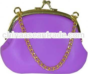 fashion hang silicone wallet