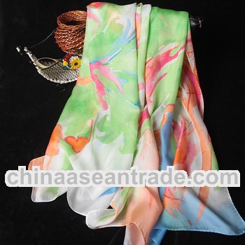 fashion long georgette printed scarf